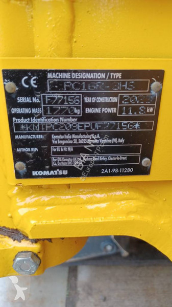 Excavator Komatsu PC16R-3HS