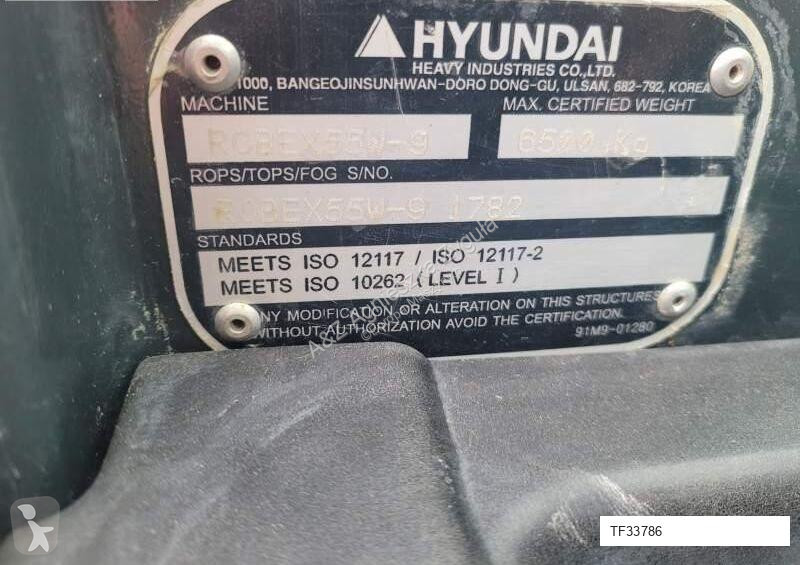 Excavadora Hyundai ROBEX 55W-9 EXCAVATOR /...