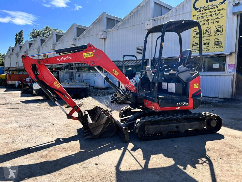 Excavadora Kubota U27-4 MINIPELLE 2,7T CANOPY...