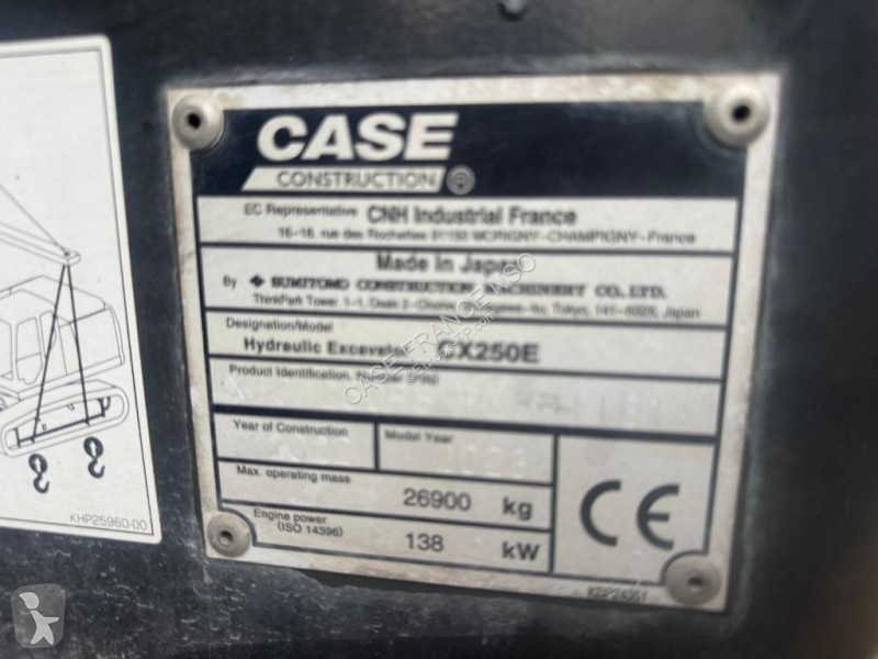 Escavadora Case 250 E