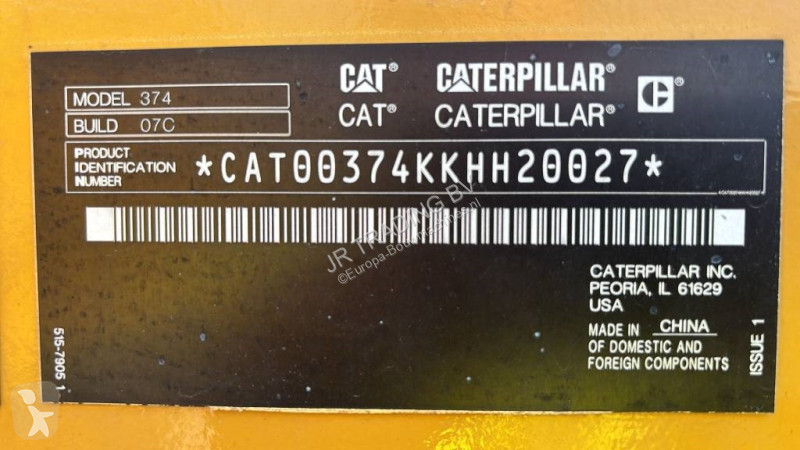 Graafmachine Caterpillar 374