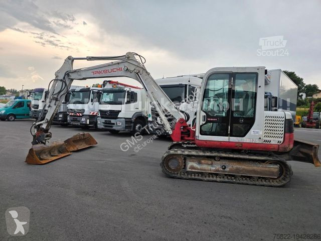 Escavadora Takeuchi / 7,5ton / SW MS08 / 2 Löffel