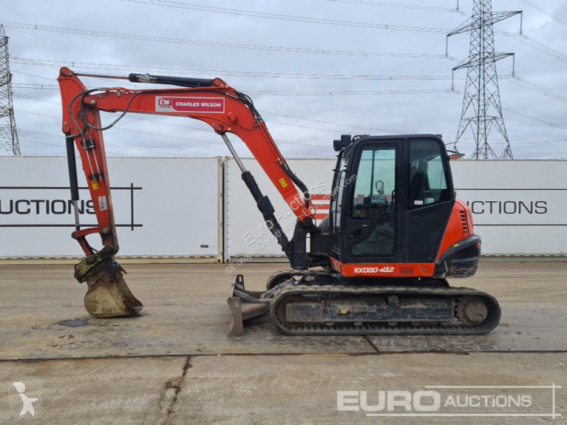 Escavadora Kubota KX080-4A2