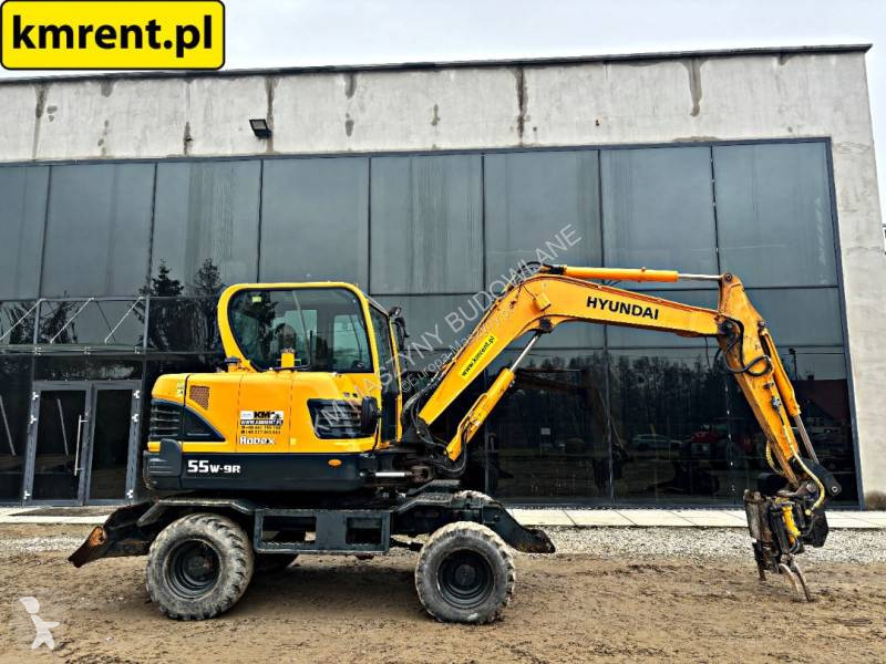 Excavadora Hyundai ROBEX 55W-9A KOPARKA KOŁOWA...