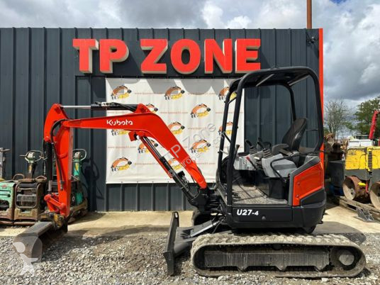 Escavadora Kubota u27-4 à 20 500€ ht