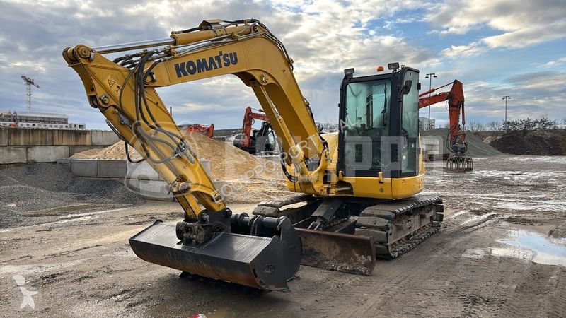 Rýpadlo Komatsu PC80MR-5E0 with 3 excavator...