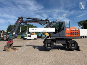 Atlas 150 W blue,Verstellausleger, Hammer + Greifer