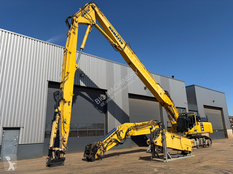 جرافة Komatsu PC490HRD10 - 28m Demolition Boom