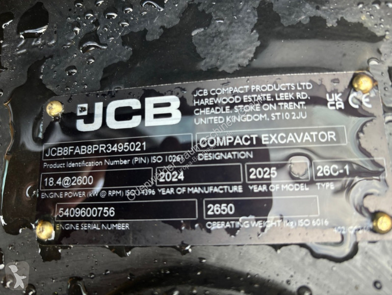 جرافة JCB  26C-1