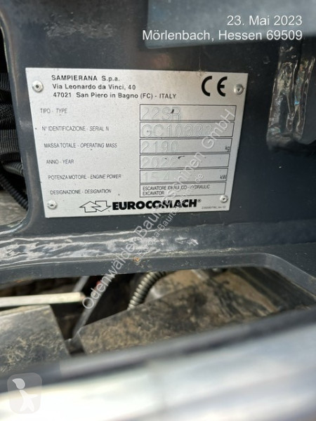 Rýpadlo Eurocomach  22SR inkl. Tilt MS03
