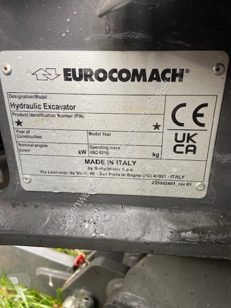 Rýpadlo Eurocomach  22SR inkl. Tilt MS01