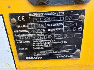 Bæltegraver Komatsu
