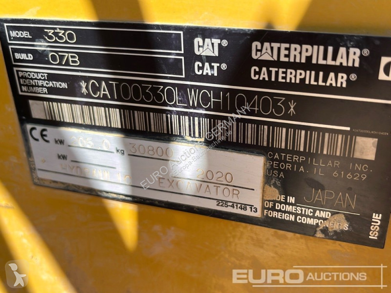 Lopatový nakládač Caterpillar 330