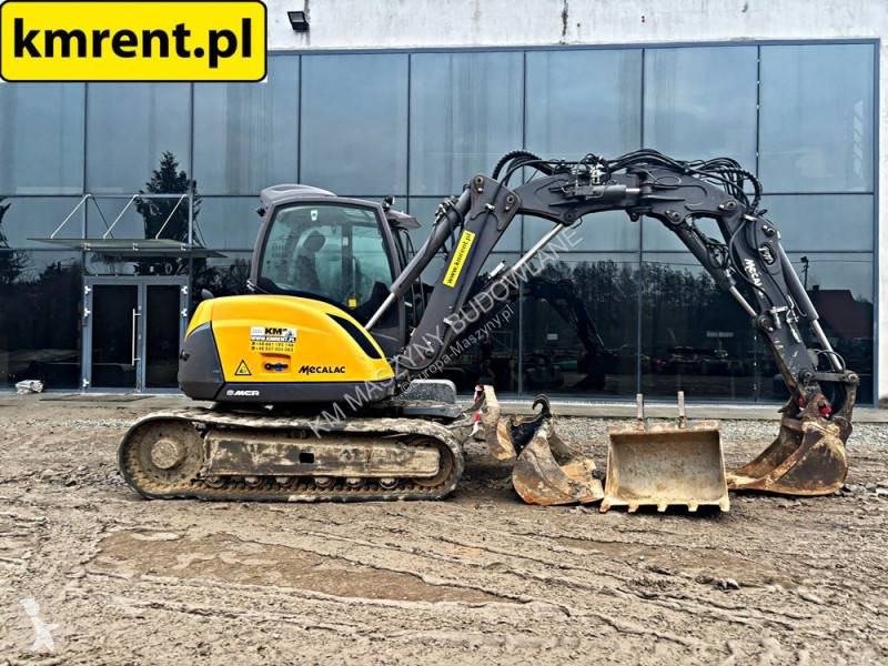 Excavadora Mecalac 8 MCR MINI-KOPARKA. 2018R