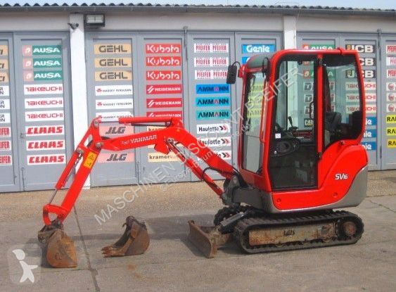 Екскаватор Yanmar SV 16 * 2x Löffel * vgl. 15...