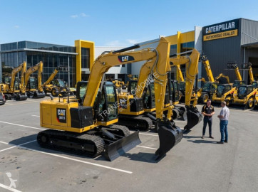 Excavator pe şenile Caterpillar noua