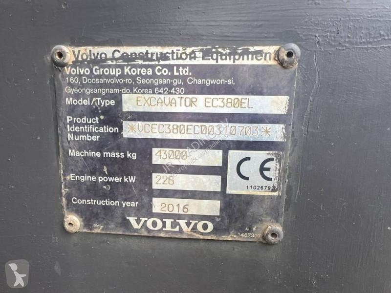 Pelle Volvo EC 380 E L