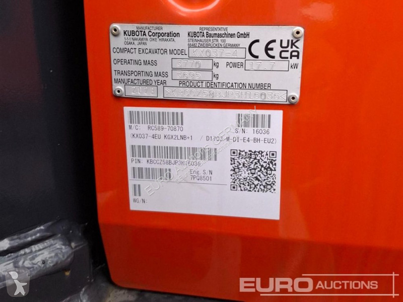 Skovel Kubota 4
