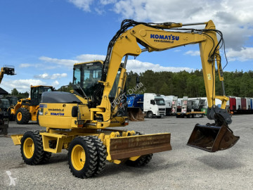 Komatsu wheel excavator