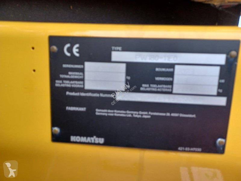 Graafmachine Komatsu -11E0
