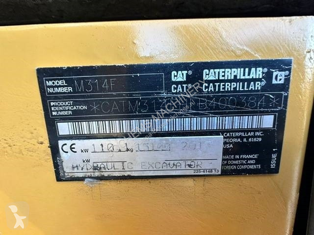 Excavator Caterpillar 314 F