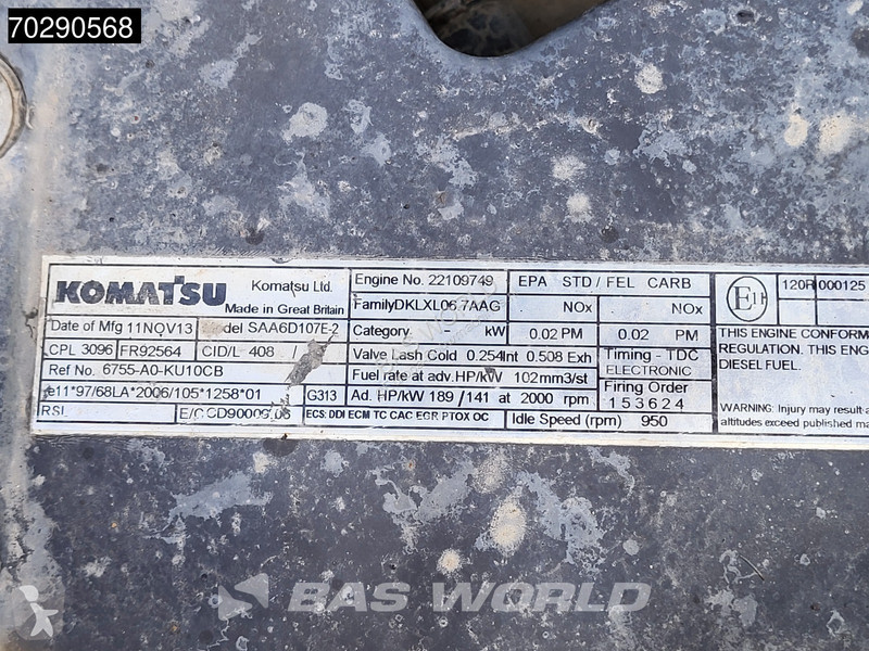 Excavator Komatsu PC240 LC-10