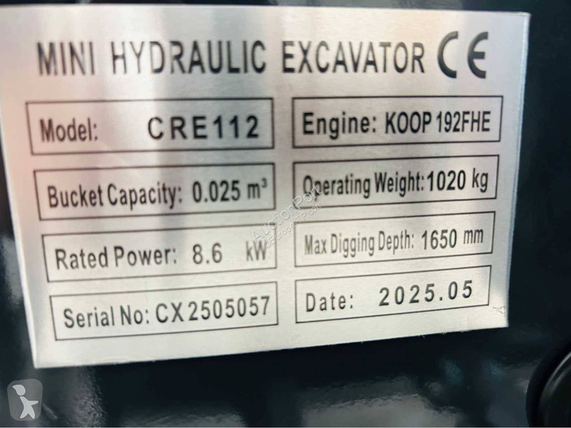 Escavadora  CRE112
