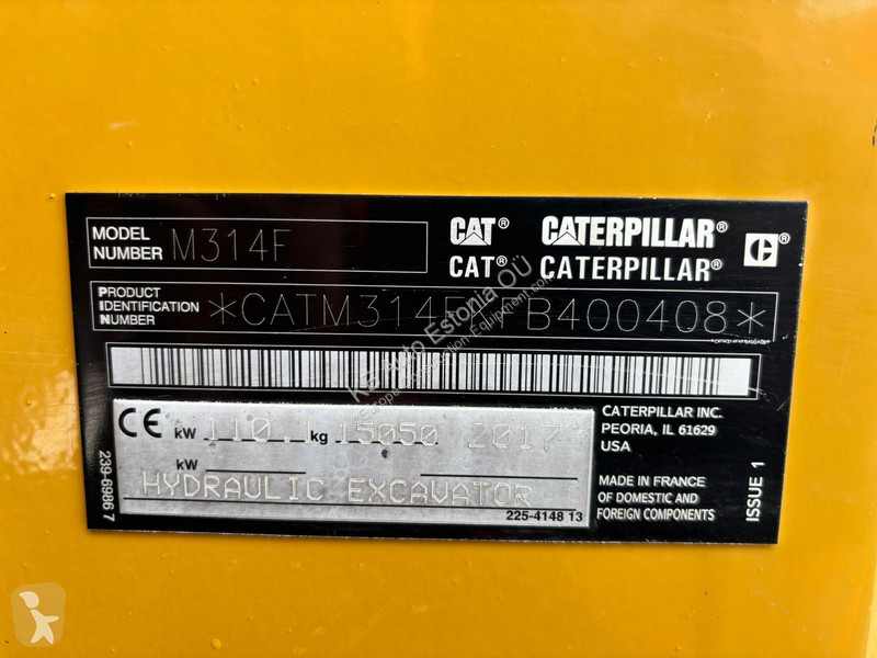 جرافة Caterpillar F TILTROTATOR / CENTRAL...