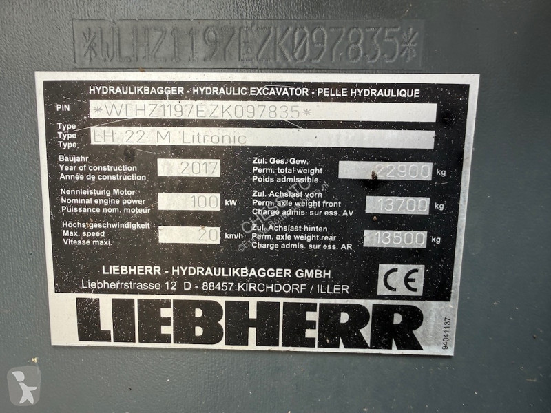 Rýpadlo Liebherr LH 22 M - LH 22