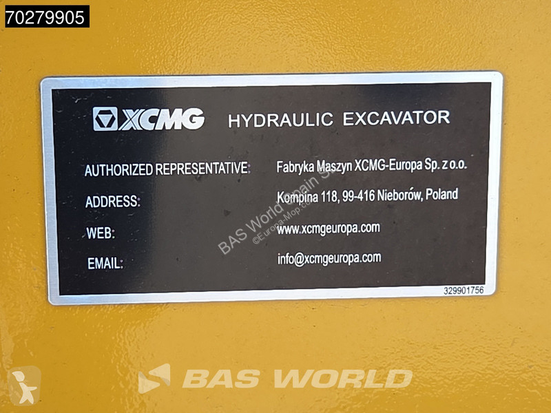 Rýpadlo XCMG XE35 E Garantía de fábrica - 3...