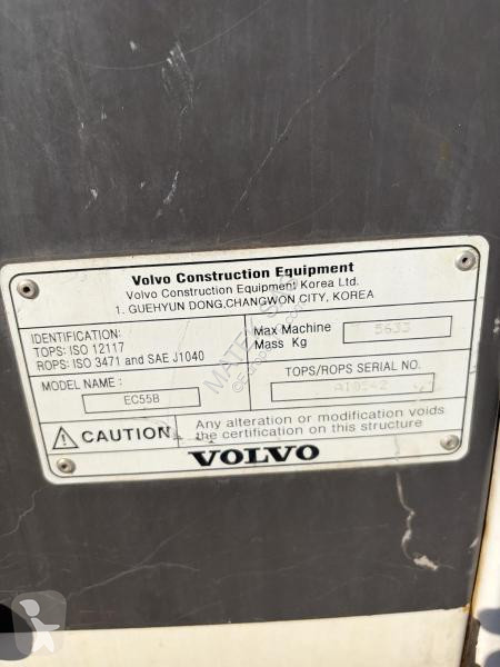 جرافة Volvo EC55
