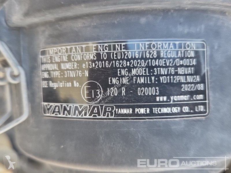Pelle Yanmar VIO27LW-6