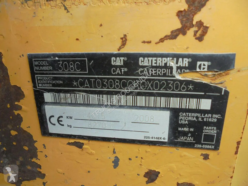 Excavator Caterpillar 308C + 4966 HOURS!!