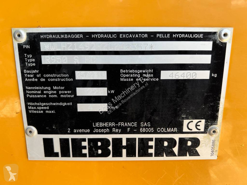 Excavator Liebherr R950 / R945 / - German Machine
