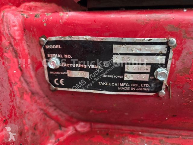 Lopatový nakládač Takeuchi / 7,5ton / SW MS08 /...