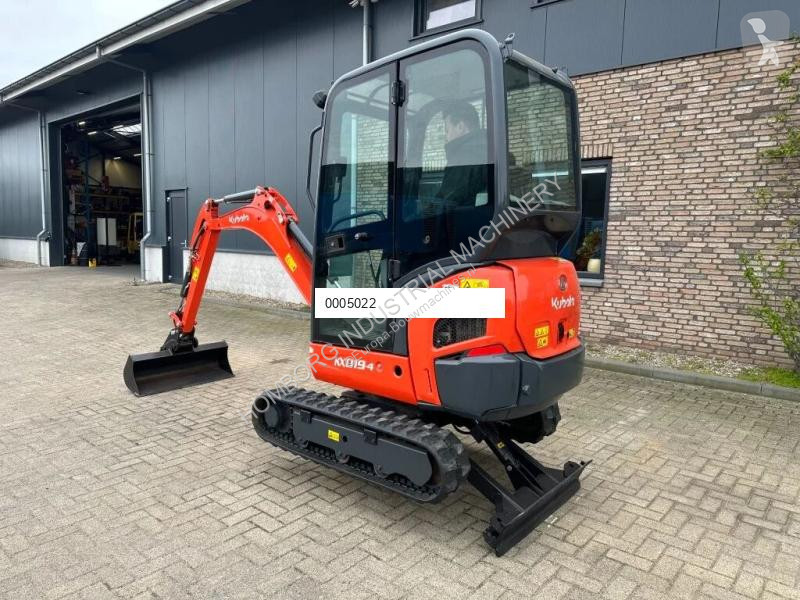 Escavadora Kubota KX019-4 Mini Graver Rups...