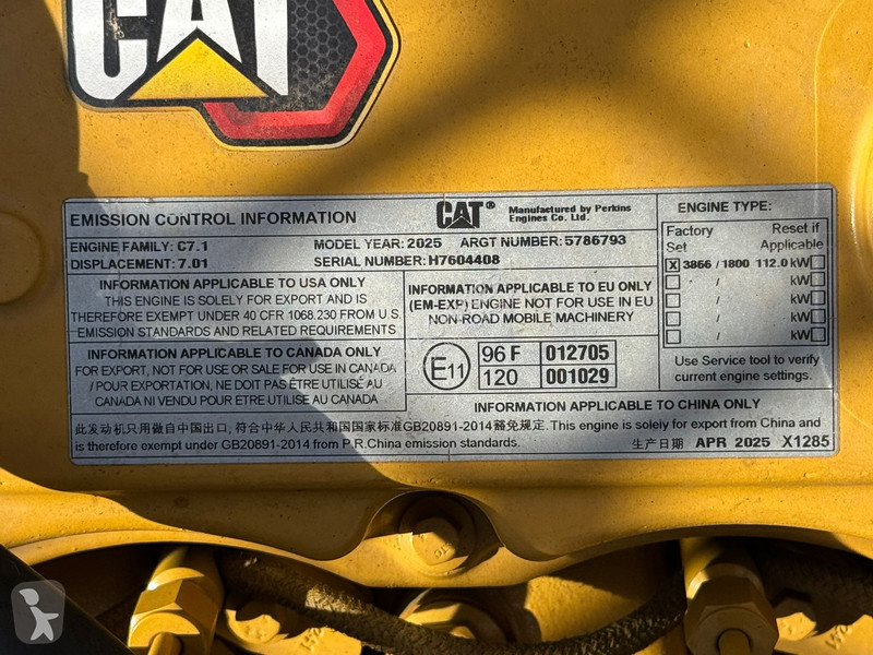 Excavadora Caterpillar 3