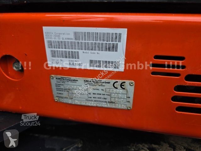 Escavatore Kubota KX 080 / Lehnhoff MS08 /...