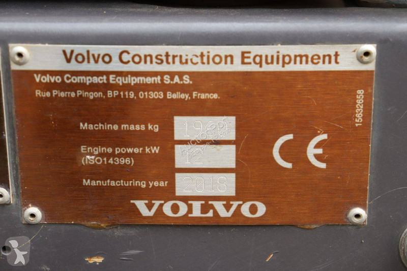 Skovl Volvo EC18D