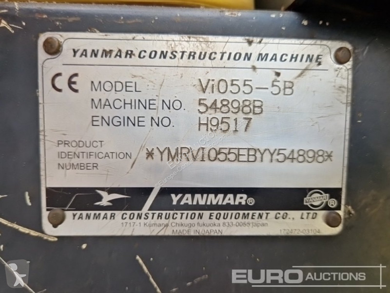 Excavator Yanmar ViO55-5B