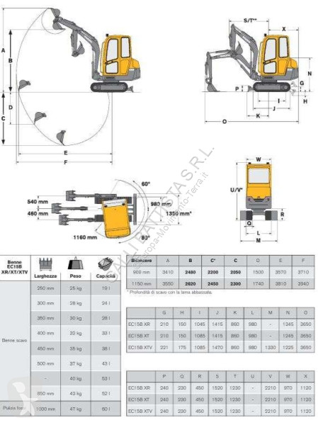 Escavatore Volvo EV15BX-TV