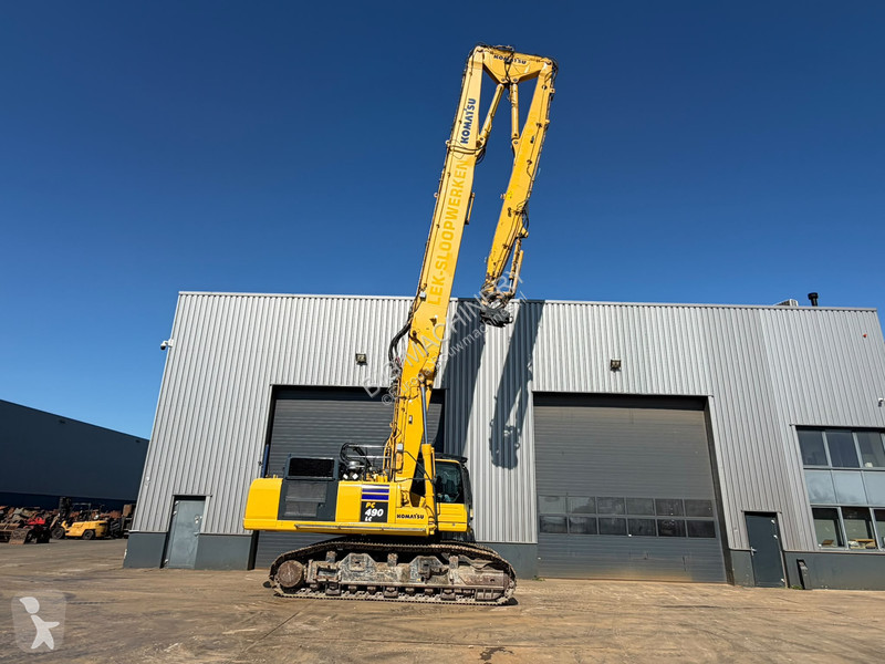 جرافة Komatsu PC490HRD10 - 28m Demolition Boom