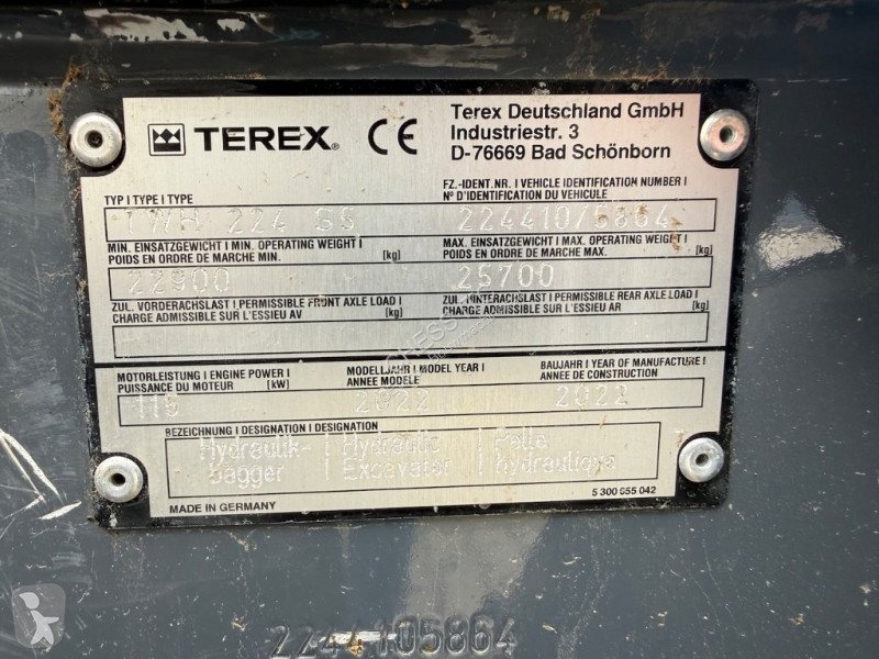 Rýpadlo Terex MHL 331 F / F / Terex Ecotec TWH224
