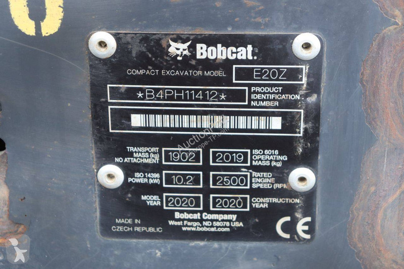 Rýpadlo Bobcat E20Z
