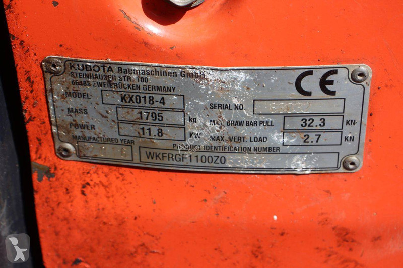 Багер Kubota KX018-4