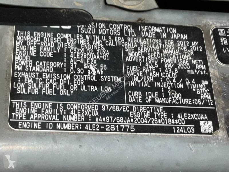Экскаватор Hitachi US3 rototilt