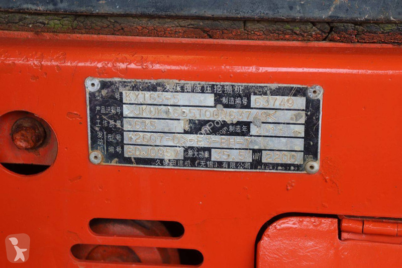 Excavadora Kubota KX165-5