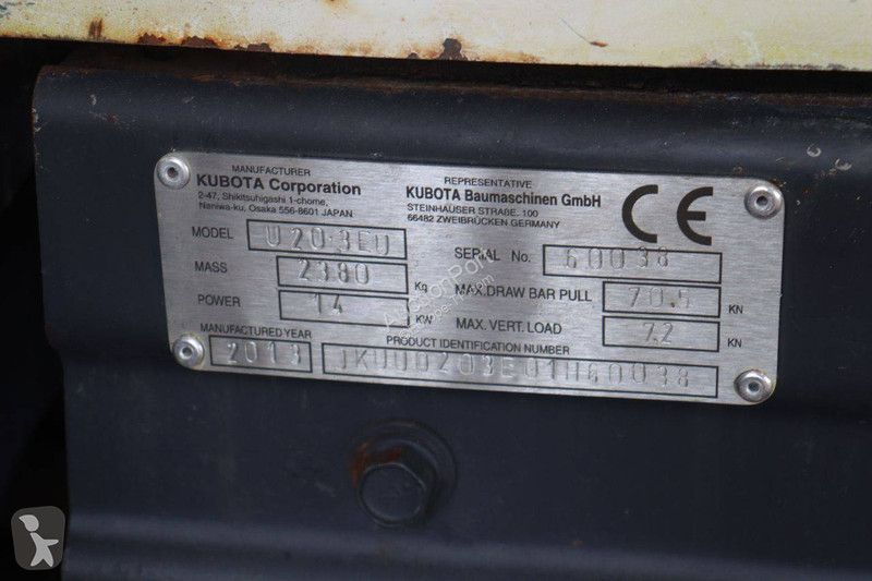 جرافة Kubota -3EU