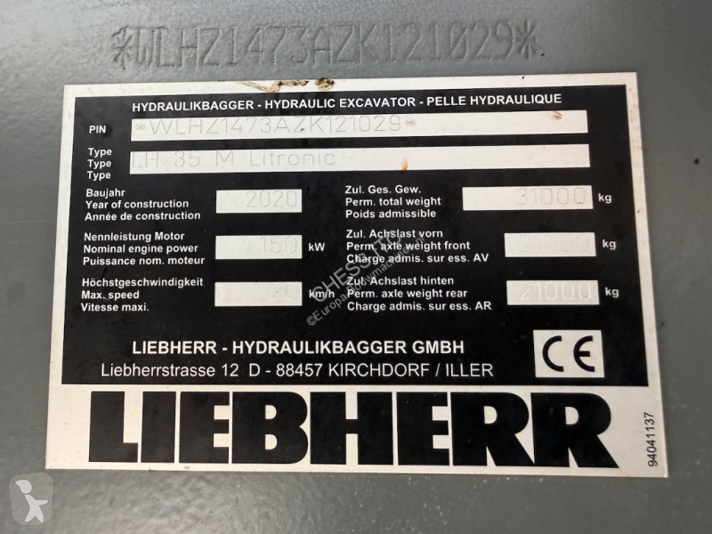 جرافة Liebherr LH 35 M Litronic Timber - LH 35...
