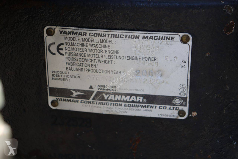 Pelle Yanmar ViO10-2A